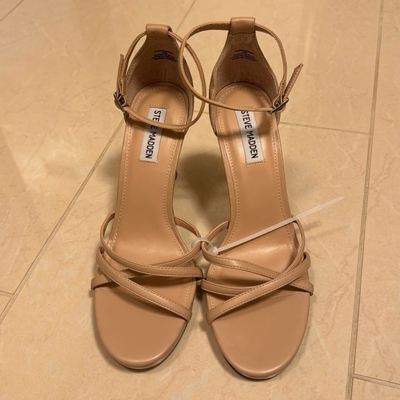 NEW! Steve Madden Natural Kammi Strappy Platform Sandal - Size 10 - Picture 6 of 16